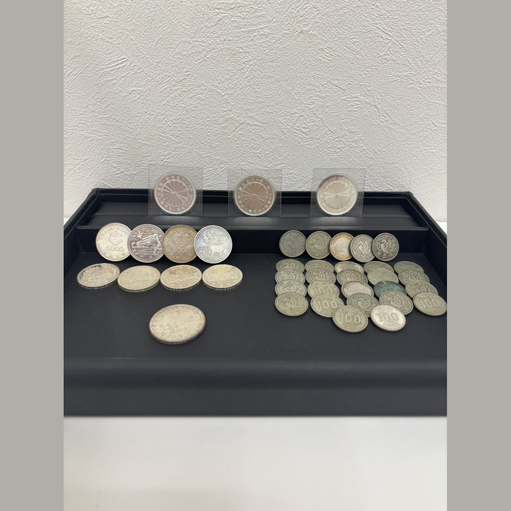 記念銀貨 おまとめ(1万円・5000円・1000円・100円) 買取実績
